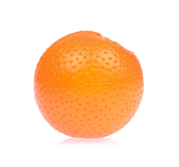 白色背景下隔绝的橙果玩具塑料 — 图库照片
