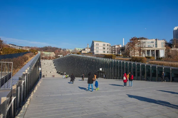 Corea del Sur - 27 de enero de 2018: Ewha Womens University en Seúl —  Fotos de Stock