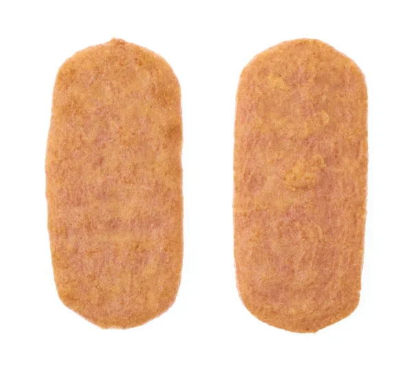 Köstliche Snacks knusprig isoliert auf weißem Hintergrund — Stockfoto