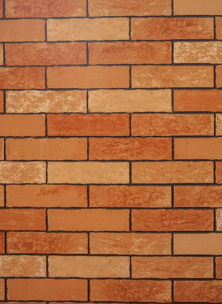 Rode baksteen muur textuur achtergrond — Stockfoto