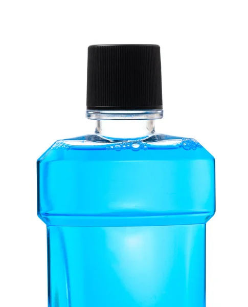 Water mouthwash isolate on white background — Stockfoto