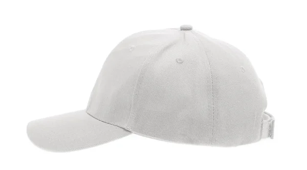 Moda una gorra blanca aislada sobre fondo blanco . —  Fotos de Stock