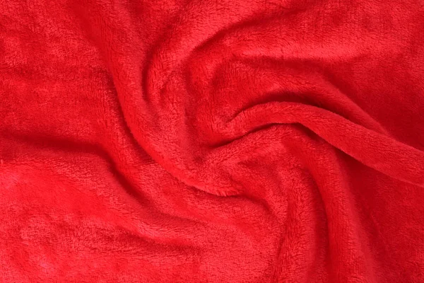 Red fabric texture background,crumpled fabric background — Stock Photo, Image