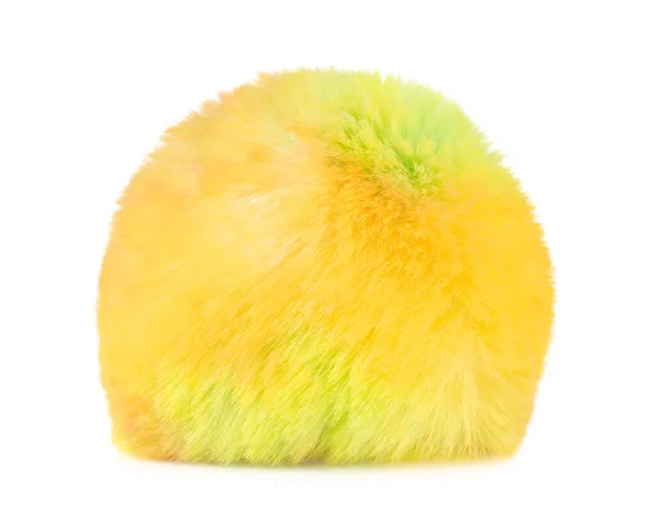 Fur ball isolated on white background — Stok fotoğraf