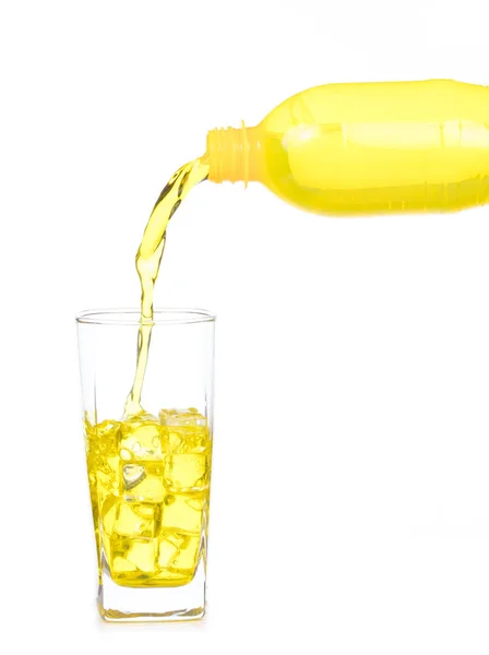 Pouring Refreshing Pineapple Juice — Stock Photo, Image