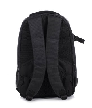 Kamera çantası beyaz arkaplanda izole edildi