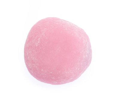 Mochi dessert isolated on white background