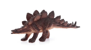 toy small dinosaur isolated on white background