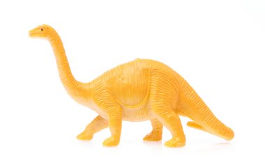 toy small dinosaur isolated on white background