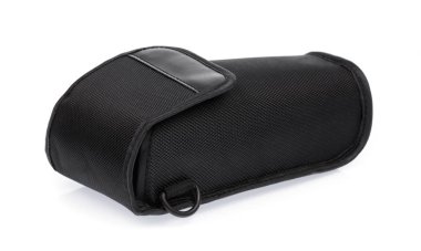 Flash pouch bag for camera isolated on white background