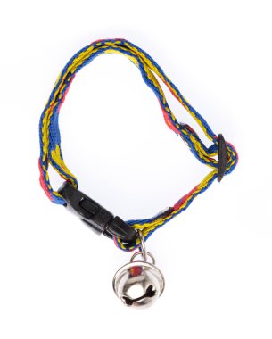 blue collar isolated over white background