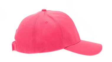 Beyaz arka plan üzerinde izole renkli moda kap.