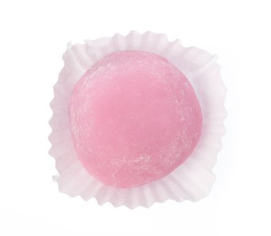Mochi dessert isolated on white background