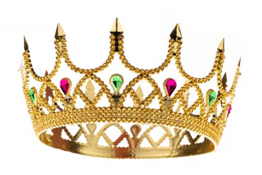 Princess crown isolated on a white background