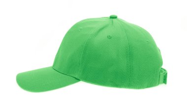 Beyaz arka plan üzerinde izole renkli moda kap.