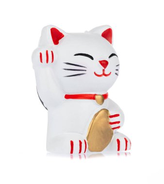 Fridge Magnets shape of cat isolated on white background