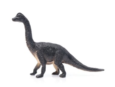 toy small dinosaur isolated on white background