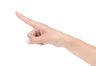 hand of show symbol isolated on white background