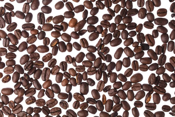Фон смажених кавових зерен — стокове фото