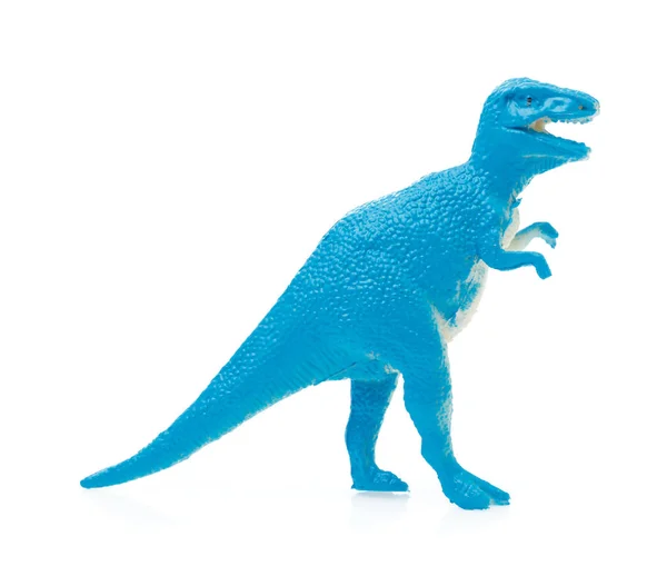 Toy small dinosaur isolated on white background — Stok fotoğraf