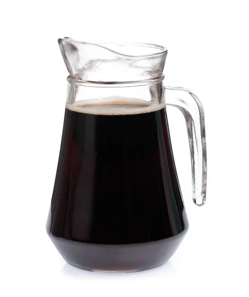 Cola in a jug isolated on a white background — Stock Photo, Image