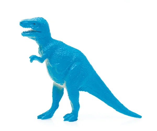 Toy small dinosaur isolated on white background — Stok fotoğraf