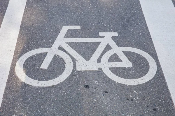 symbol of Bicycle Lanes in Park