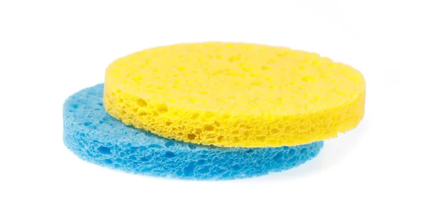 Sponge for cleaning face isolated on white background — Stock Photo, Image