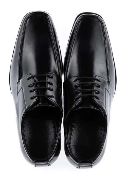 Männer Schuhe Leder Luxus Business Schuhe Boot isoliert auf whit — Stockfoto