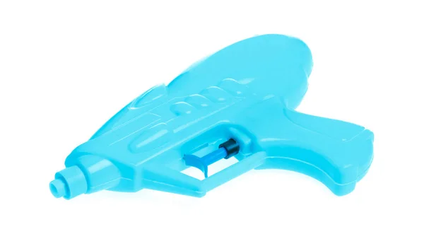Speelgoed Plastic waterpistool geïsoleerd op witte achtergrond — Stockfoto