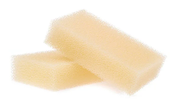 Sponge for cleaning kitchen isolated on white background — Stock Photo, Image
