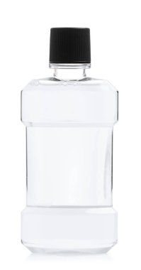 water mouthwash isolate on white background
