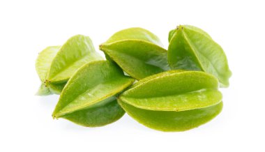 Beyaz arka plan üzerinde izole star elma meyve