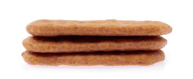 delicious snacks crispy isolated on white background