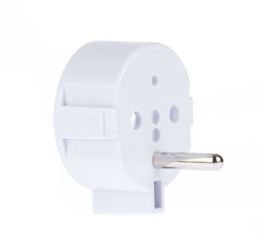 Güvenlik Kapağı Eklentisi beyaz arkaplanda izole edildi 