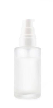 cosmetic container bottle or spray bottle makeup isolated on whi