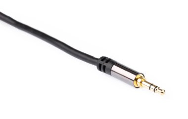 Mono Eklentisi Ses Bağlantısı beyaz arkaplanda izole edildi