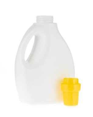 Sıvı Deterjanı beyaz arkaplanda izole edildi