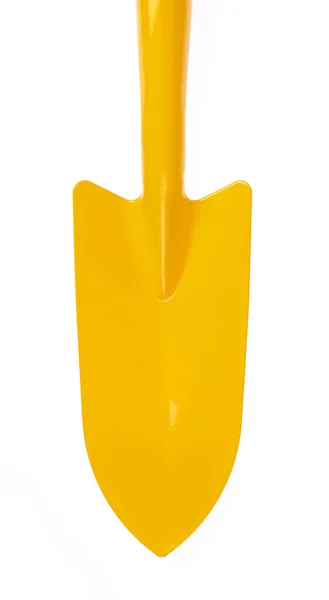 Yellow trowel isolated on white background — Stock Photo, Image