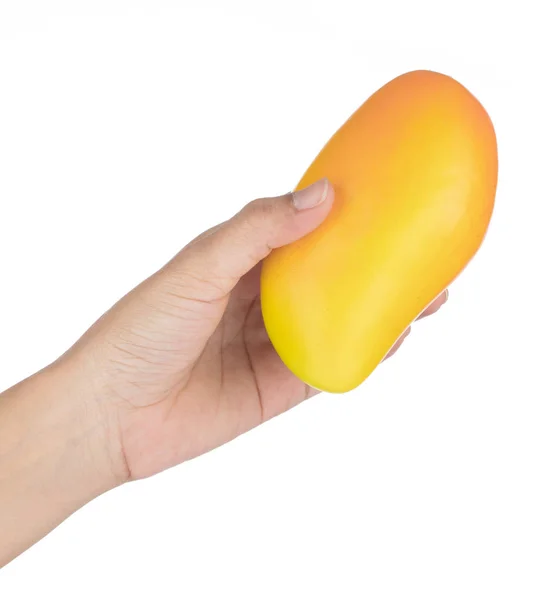 Mango de mano para la decoración de adornos de frutas artificiales arte —  Fotos de Stock