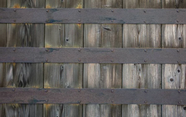 Wandhintergrund aus Holzbohlen — Stockfoto