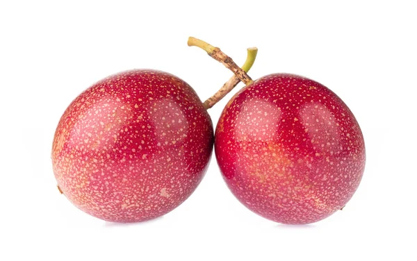 Passion fruit isolated on a white background — Stock Photo, Image