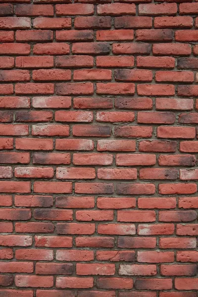 Rode baksteen muur textuur achtergrond — Stockfoto