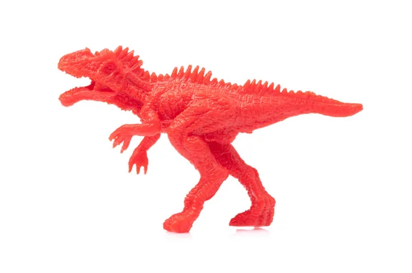Dinosaurio juguete aislado sobre fondo blanco —  Fotos de Stock