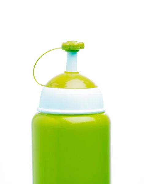 Botella de salsa de utensilios de cocina aislada sobre fondo blanco —  Fotos de Stock