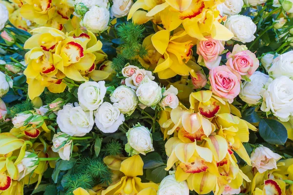 准备举行婚礼的花卉装饰. — 图库照片