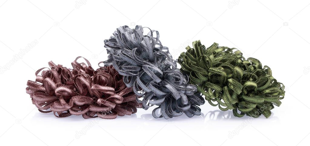 fabric hair band isolated on white background