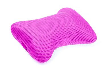 Beyaz arka plan üzerinde izole boyun yastığı