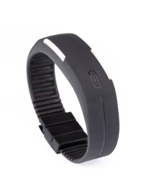 akıllı saat bluetooth beyaz arkaplanda izole.