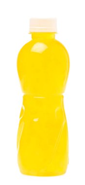 Beyaz arka planda izole şişeanas suyu